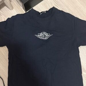 Navy Dior t shirt